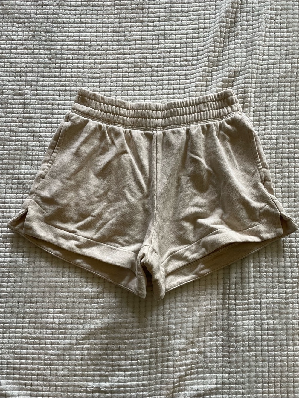 aerie Cream Lounge Shorts